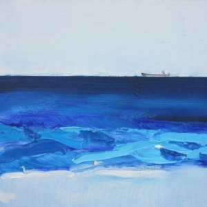 Wave, oil on canvas, 27 x 33 cm, 2013