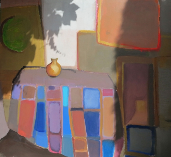 Intuicja, akryl na płótnie, 180 x 180 cm, 2014