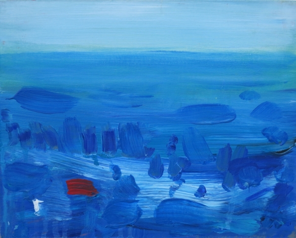 Horyzont Spokoju, akryl na płótnie, 24 x 30 cm, 2010