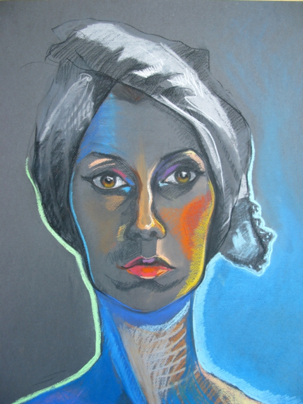 Inny Wymiar,  pastela na papierze, 50 x 70 cm, 2011