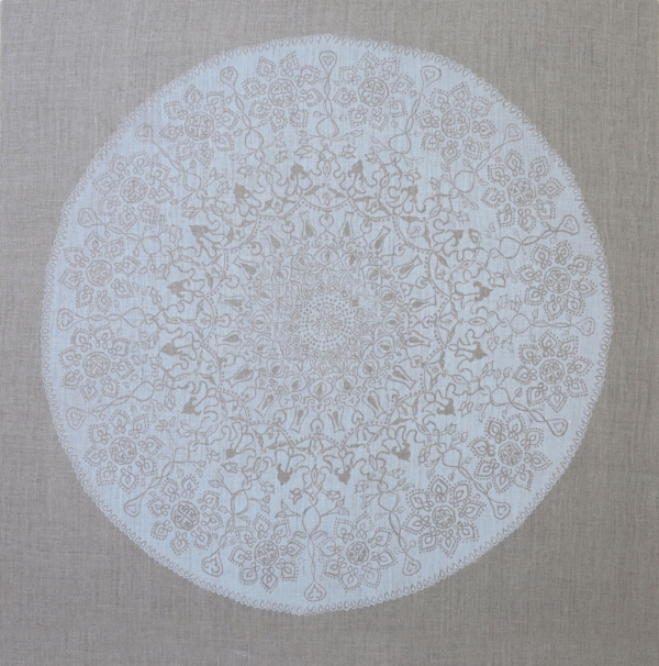 Harmony of Life, mixed media on canvas, 70 x 70 cm, 2015