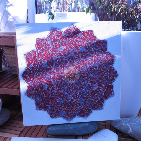 W Porannym Świcie, tech. mieszana, 50 x 50 cm, 2018