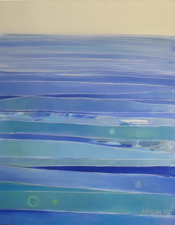 Morze Życia II, olej na płótnie, 100 x 70 cm, 2013