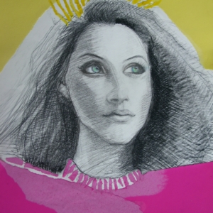 Claudia, pastel on paper, 50 x 70 cm, 2013