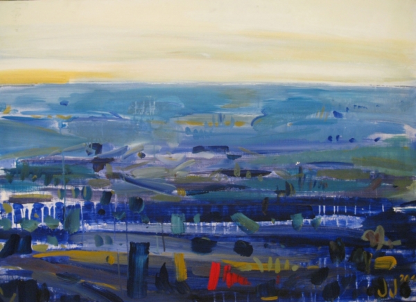 Luxemburg, akryl na płótnie, 100 x 70 cm, 2010