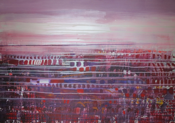 L.A., akryl na płótnie, 100 x 140 cm, 2013