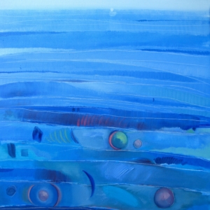Morze Życia I, olej na płótnie, 100 x 70 cm, 2013