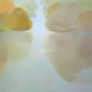 Soča, oil on canvas, 81 x 100 cm, 2016