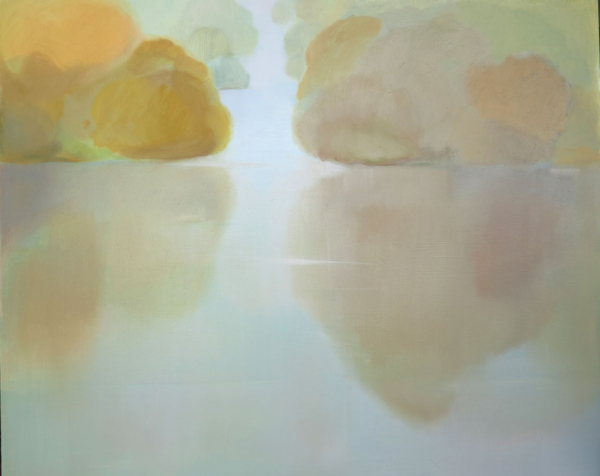 Soča, olej na płótnie, 81 x 100 cm, 2016