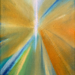 Light 5, oil on canvas, 15 x 20 cm, 2018