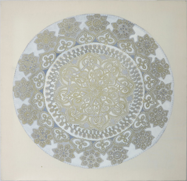 Zjednoczenie Świata, tech. mieszana na płótnie, 70 x 70 cm, 2022