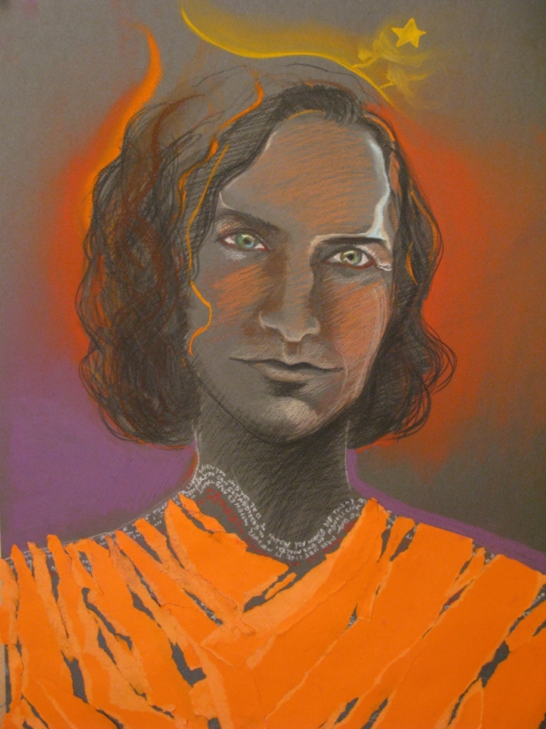 Gotie, pastela na papierze, 50 x 70 cm, 2013