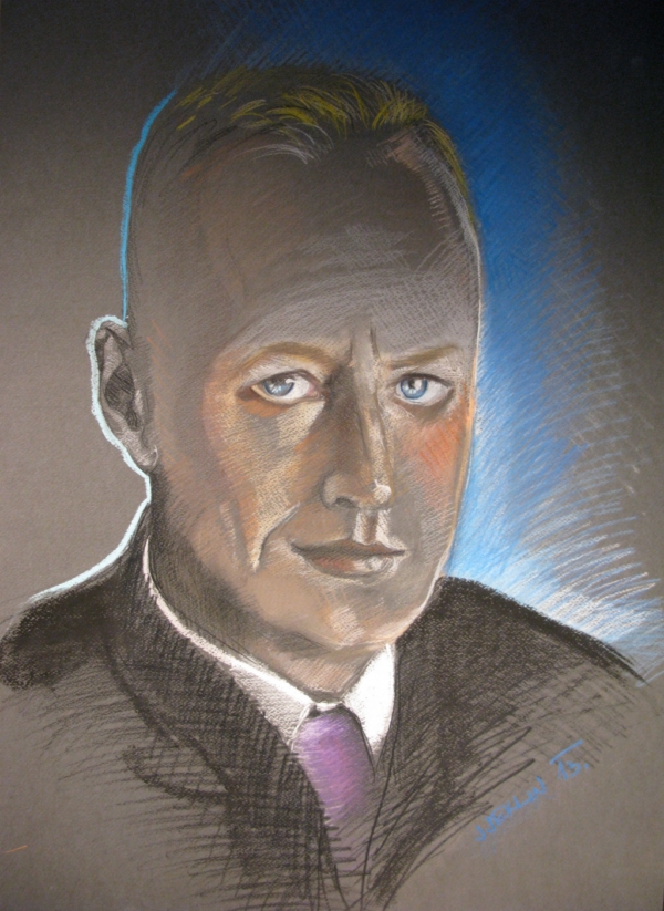 Mr. Ryszard, pastel on paper, 50 x 70 cm, 2013