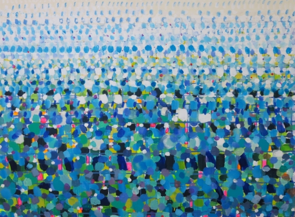 Harmonia II, akryl na płótnie, 100 x 120 cm, 2015