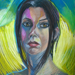 Jungle, pastel on paper, 50 x 70 cm, 2011