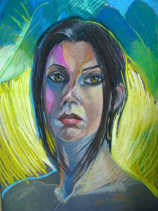 Jungle, pastela na papierze, 50 x 70 cm, 2011