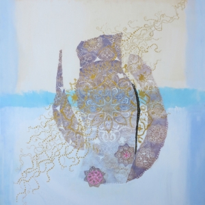 The Queen, mixed media on canvas, 100 x 70 cm, 2018