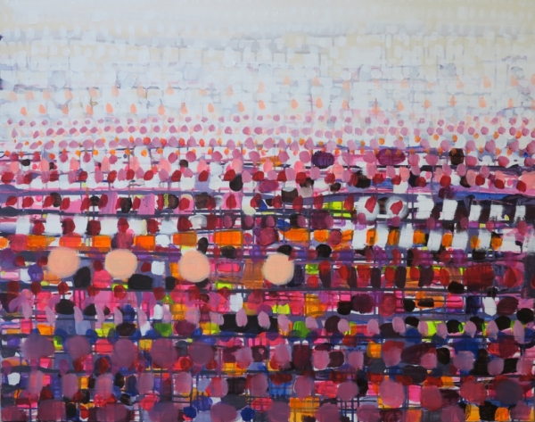 Harmonia I,  akryl na płótnie, 100 x 120 cm, 2015