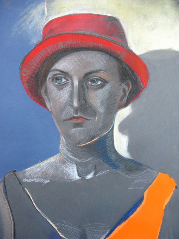 Klaudyna, pastela na papierze, 50 x 70 cm, 2011