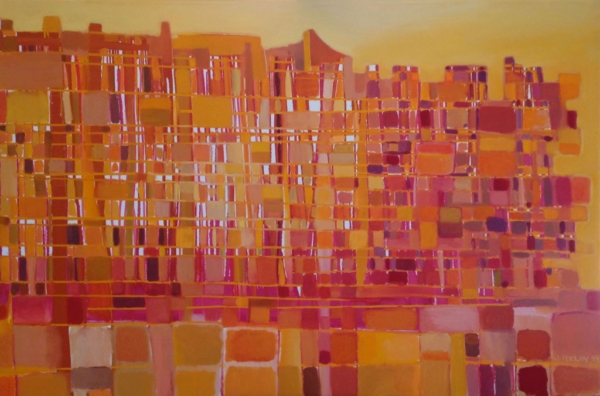 New York, olej na płótnie, 150 x 120 cm, 2014