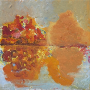 Reflection, oil on canvas, 20 x 20 cm, 2014