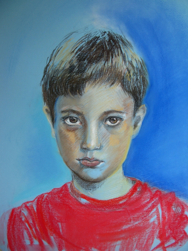 Erik, pastela na papierze, 50 x 70 cm, 2011
