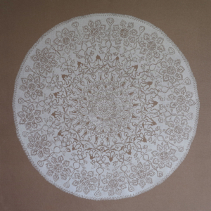 Harmony X, mixed media on canvas, 70 x 70 cm, 2015