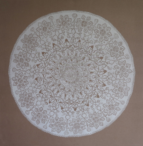 Harmony X, mixed media on canvas, 70 x 70 cm, 2015